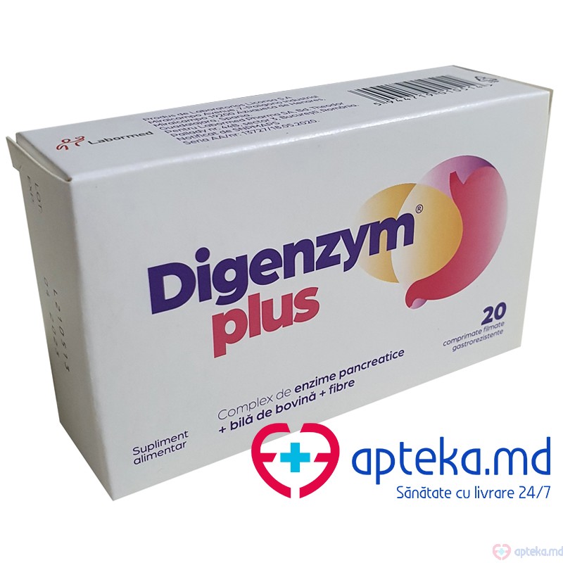 Digenzym Plus  fara zahar draj. N20