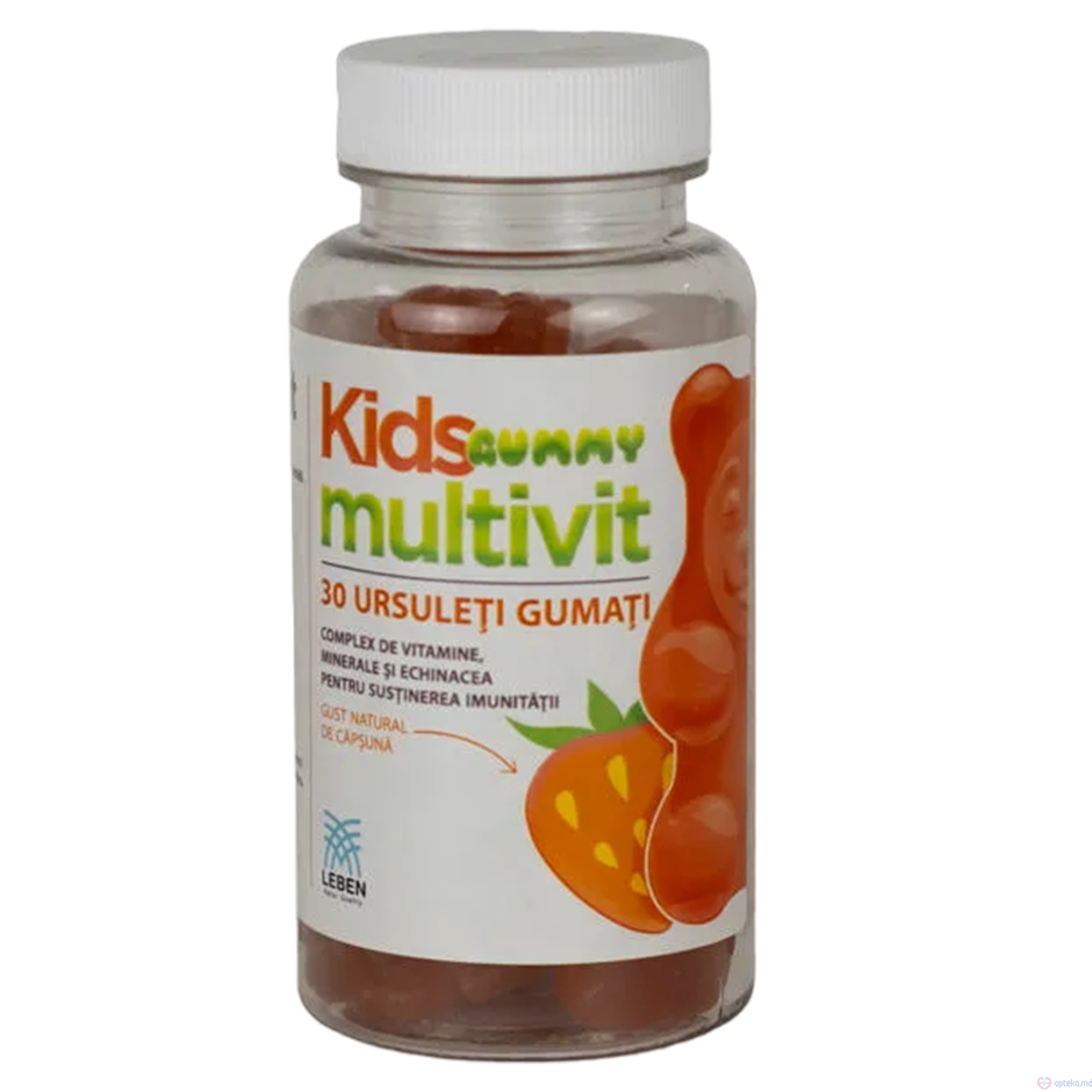 Жевательные мишки Kids Gummy Multivit Лебен, N30