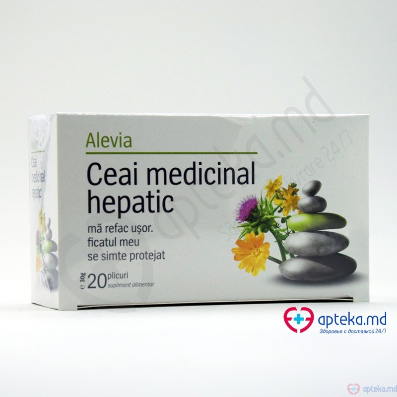 Ceai Alevia hepatic 1.5 g N20 prod. vegetal