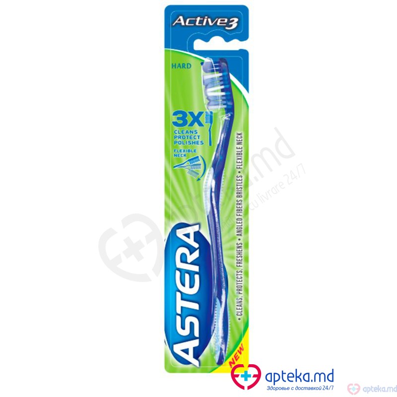 Periuta de dinti  ''ASTERA'' active 3 hard