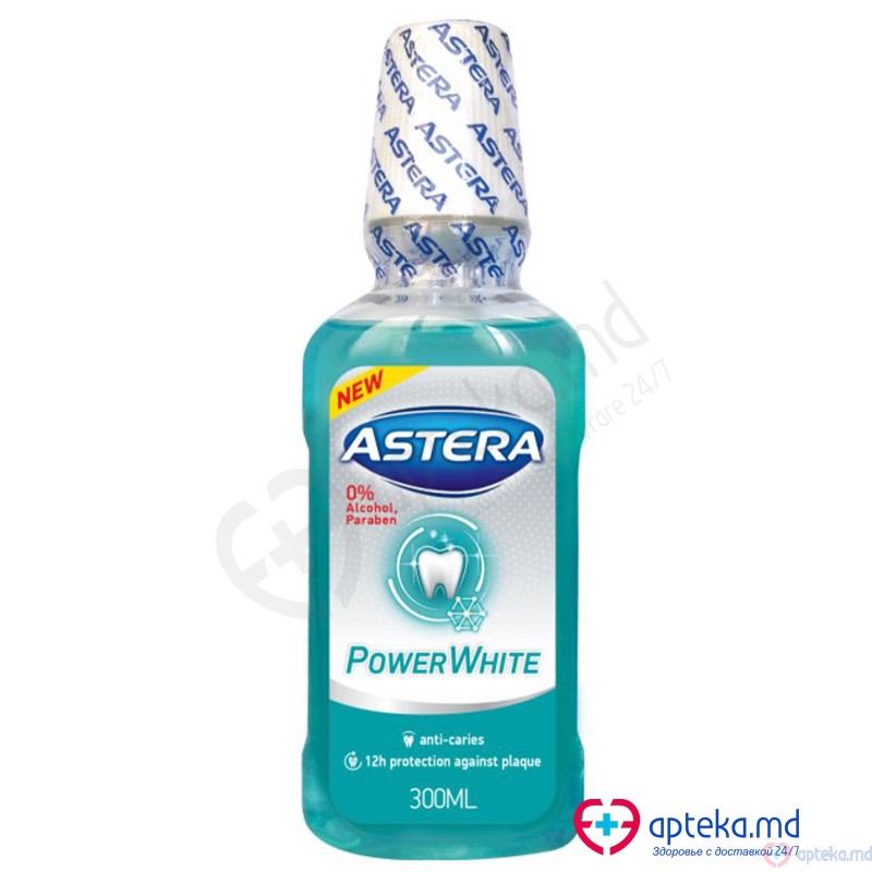 Clatitor p/u gura "ASTERA" power white 300ml