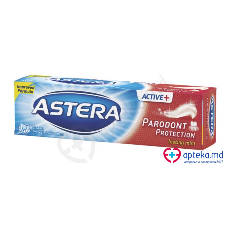 Зубная паста ASTERA Active+ PARODONT Protection, 100 мл Зубная паста ASTERA Active+ PARODONT Protection, 100 мл