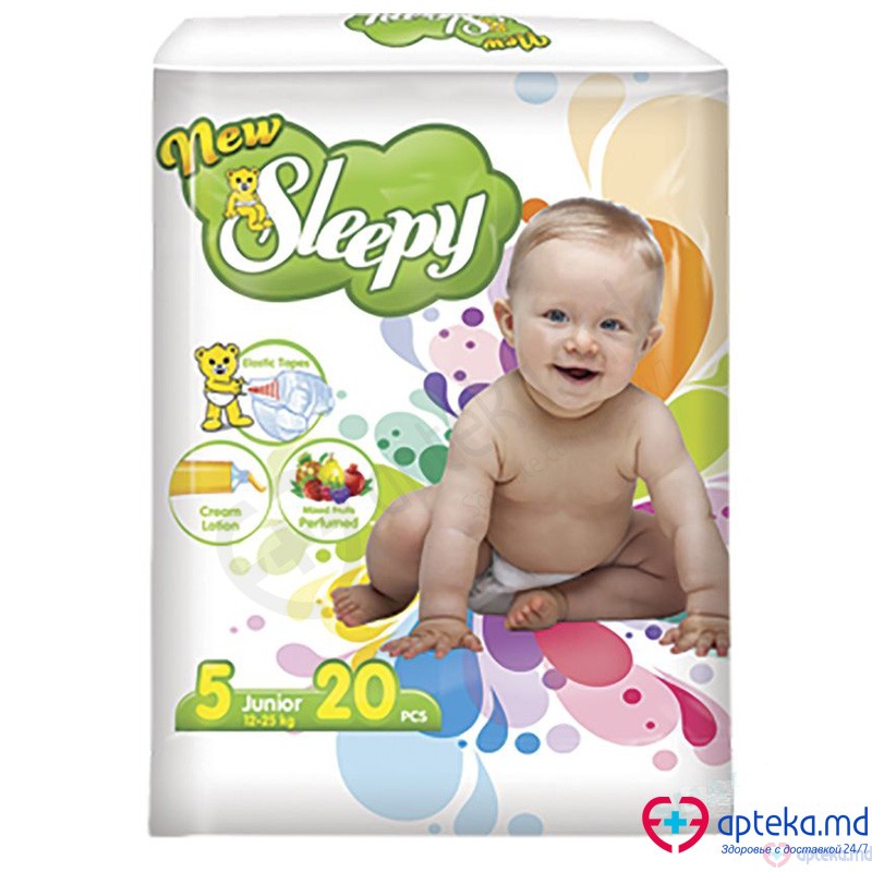 Подгузники New Sleepy junior 12-25 кг (N5) N20