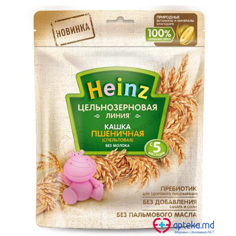 Каша HEINZ пшеничная цельнозерновая 180 г Каша HEINZ пшеничная цельнозерновая 180 г