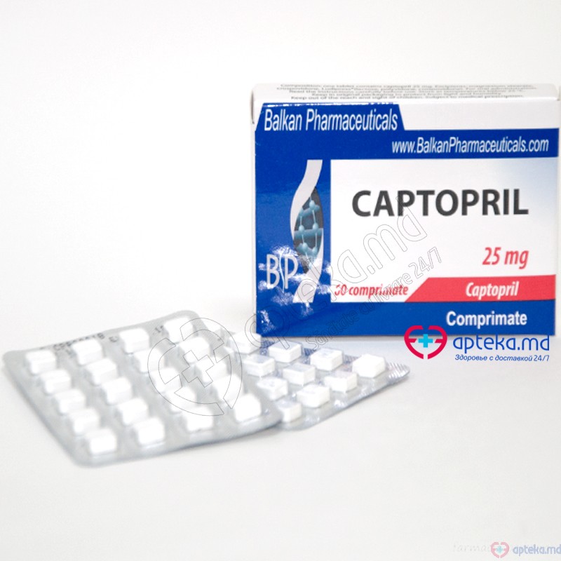 Captopril comprimate 25 mg N20x3