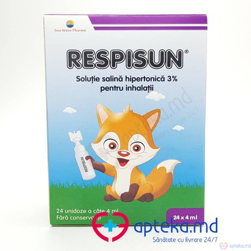 Respisun solutie hipertonica 3% 4ml N24