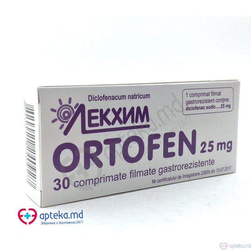 Ortofen comp. gastrorez. 25 mg N10x3