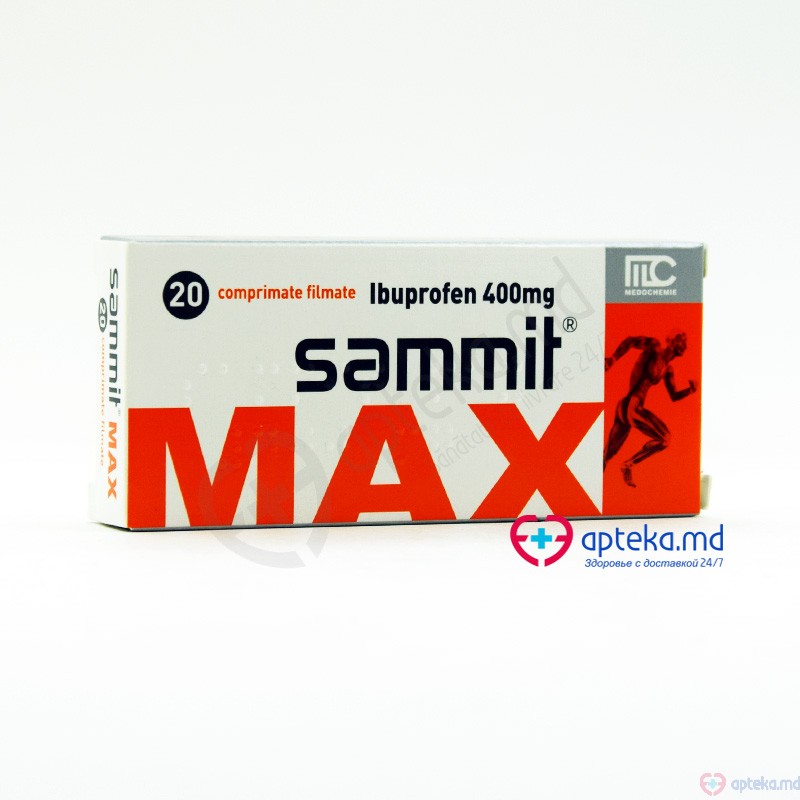 Sammit Max comp. film. 400 mg N10x2