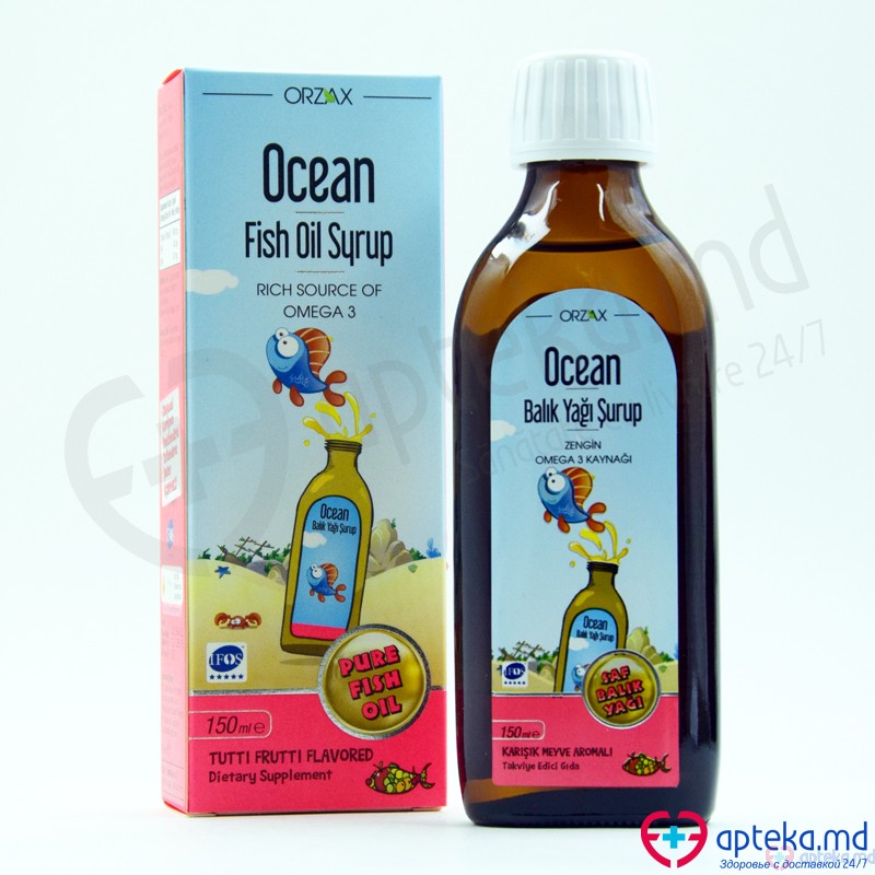 Omega 3 Ocean Tutti-Frutti sirop 150ml