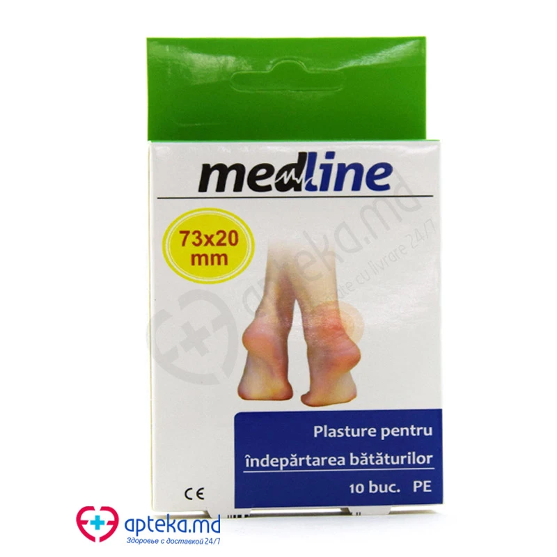 Пластырь мозольный полимерный 73 x 20 мм Medline N10 Пластырь мозольный полимерный 73 x 20 мм Medline N10