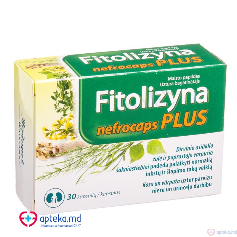 Fitolizyna Nefrocaps Plus caps. N30