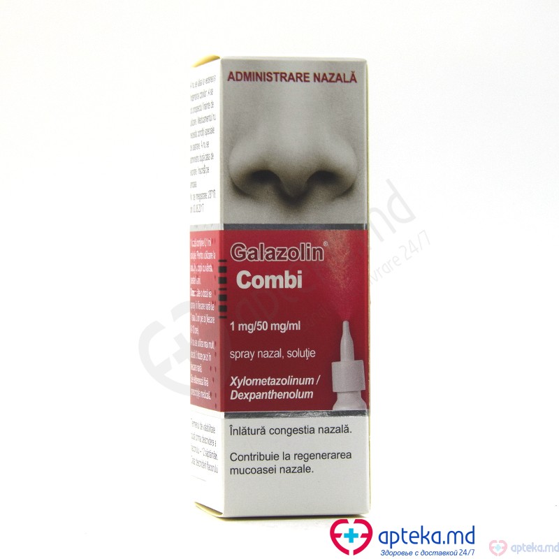 Galazolin Combi 1 mg/50 mg/ml spray naz., sol. 10 ml N1