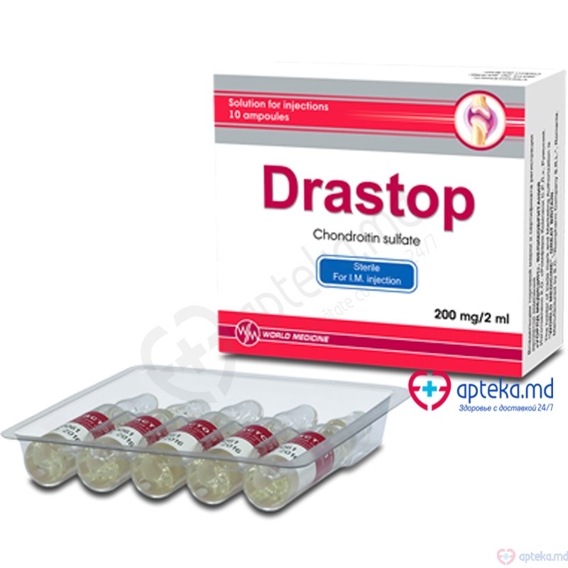 Drastop sol. inj. 100 mg/ml 2 ml N5x2