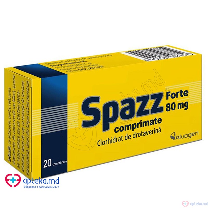 Spazz Forte 80 mg comp. 80 mg N10x2