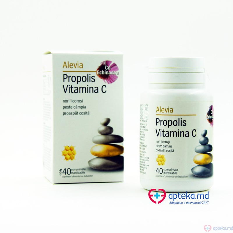 Propolis Vitamina C cu Echinacea comp. N40