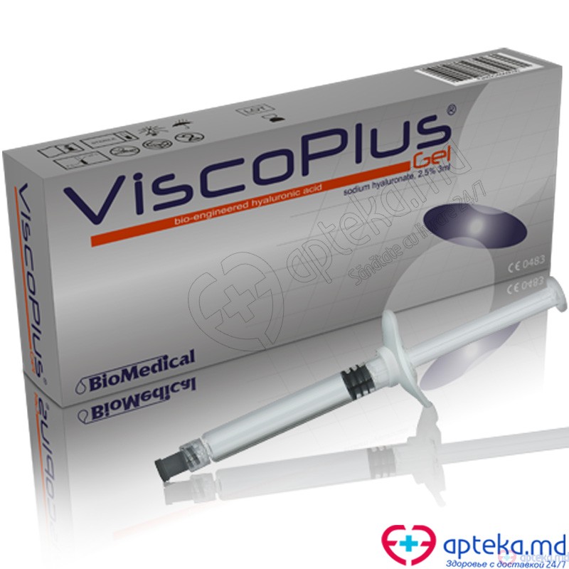 ViscoPlus Gel sol. inj. 2.5% 3ml N1