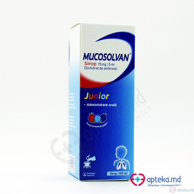 Mucosolvan Junior sirop 15 mg/5 ml 100 ml N1