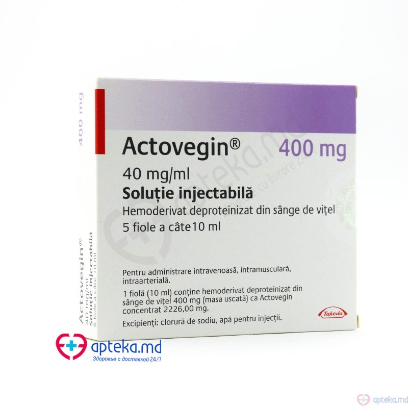 Actovegin 400 mg sol. inj. 40 mg/ml 10 ml N5