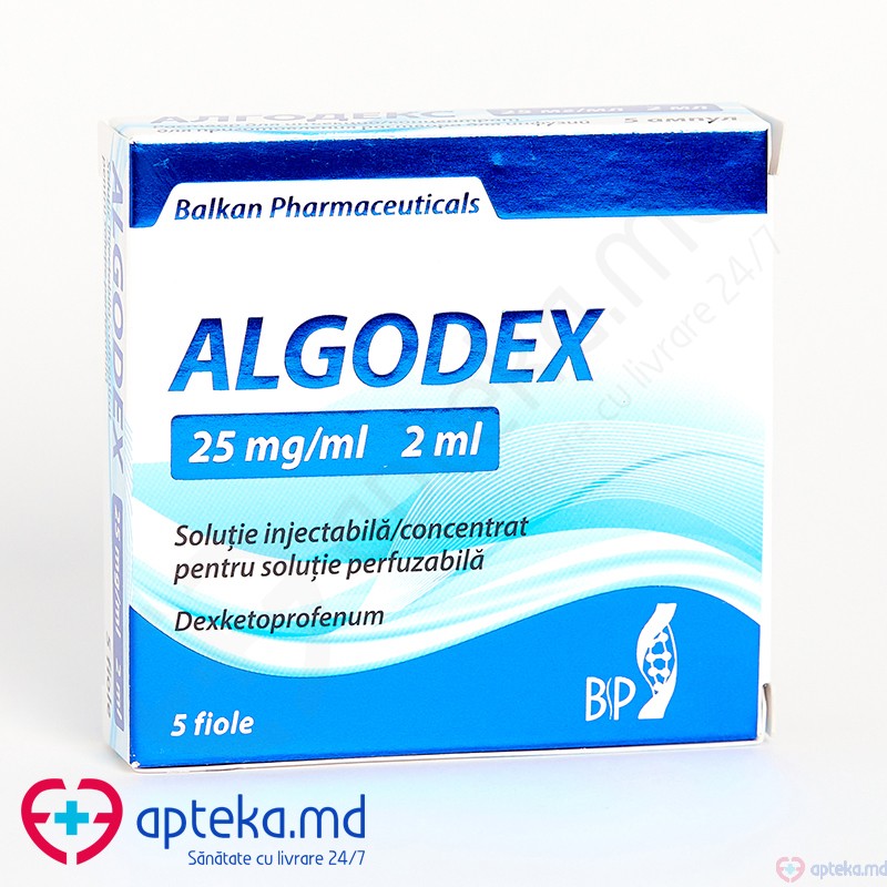 Algodex sol. inj. / conc./sol. perf. 25 mg/ml 2 ml N5