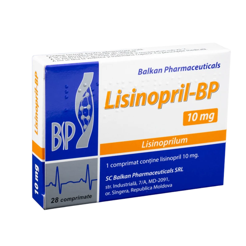 Лизиноприл-BP, таб 10мг, N14x2 Лизиноприл-BP, таб 10мг, N14x2