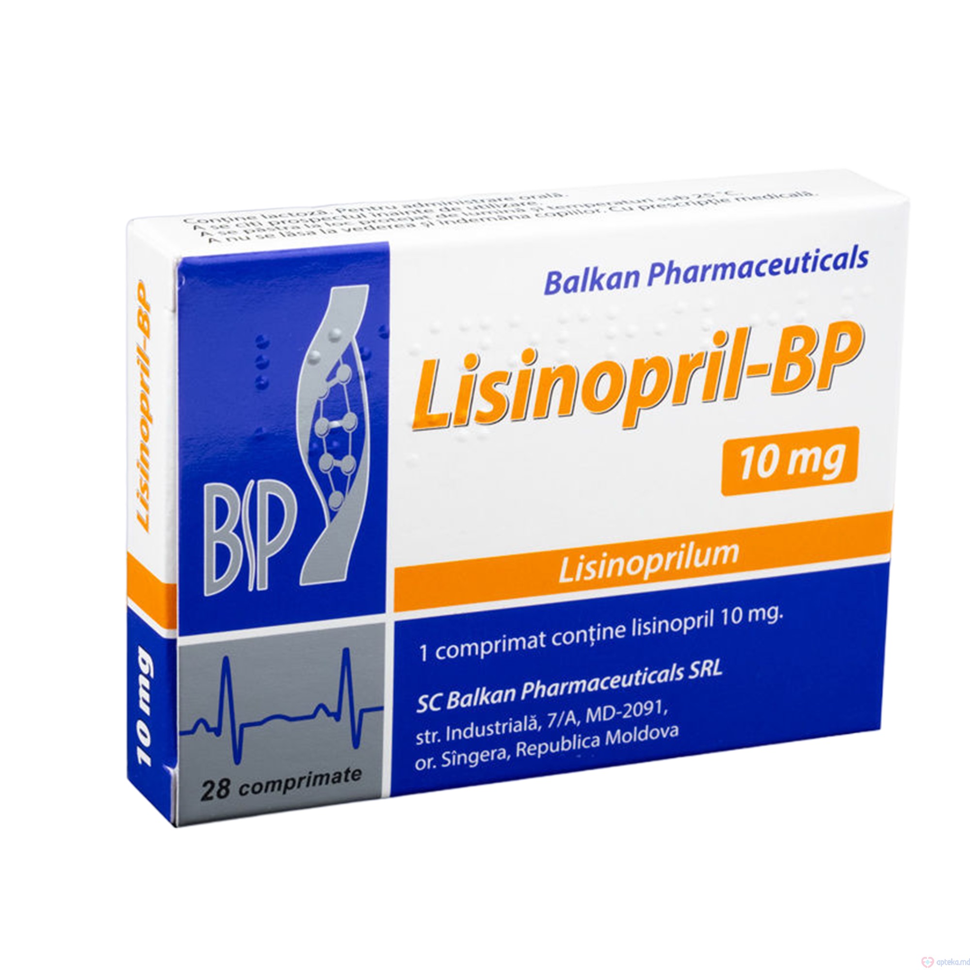 Lisinopril-BP comprimate 10 mg N14x2