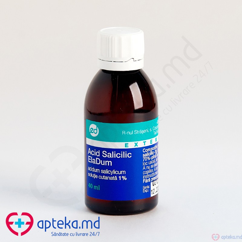 Acid salicilic sol. cutan. 1% 40 ml N1