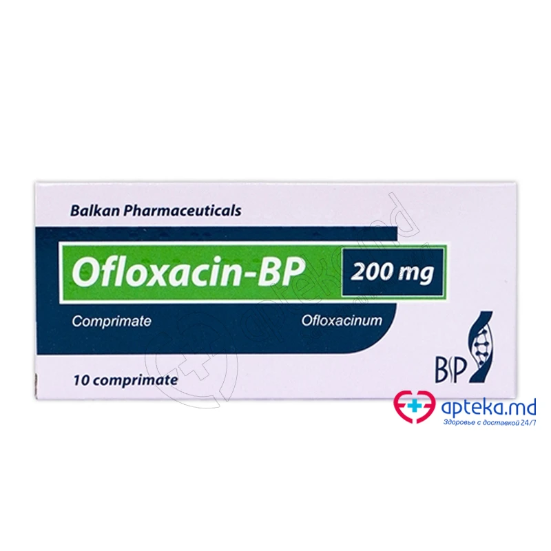 Офлоксацин-BP, таб 200мг, N10 Офлоксацин-BP, таб 200мг, N10