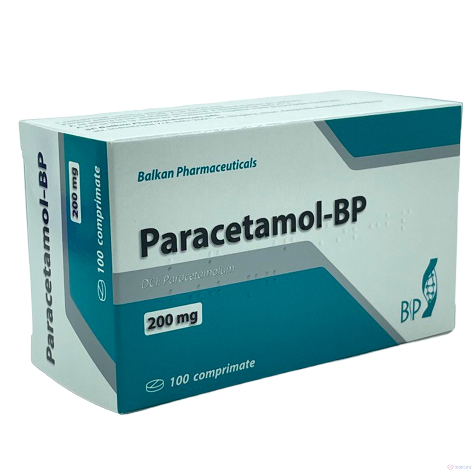 Paracetamol comprimate 200 mg N10x10