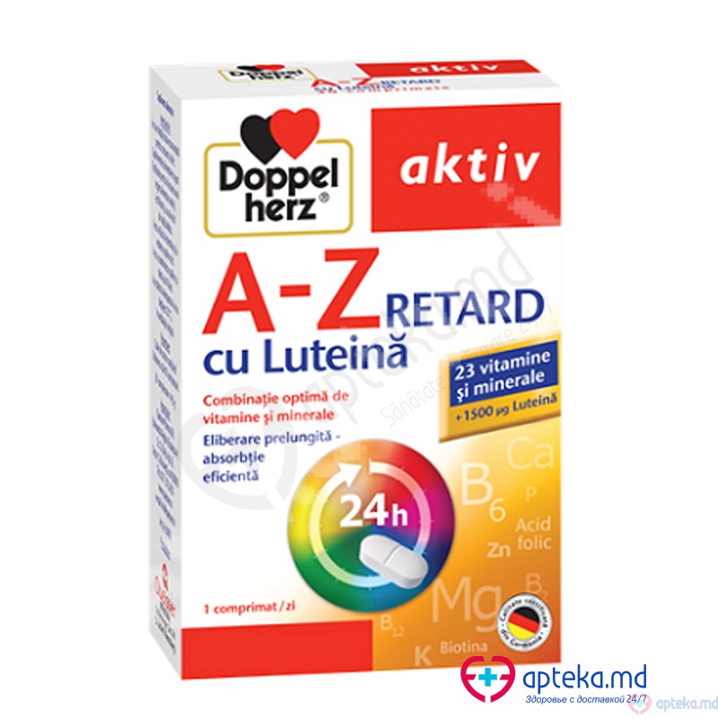 Doppelherz A-Z Depot cu Luteina comp. N60