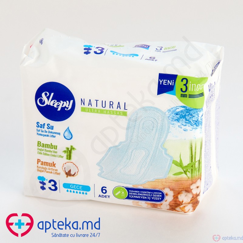 Absorbante Sleepy Natural Standard Night N6