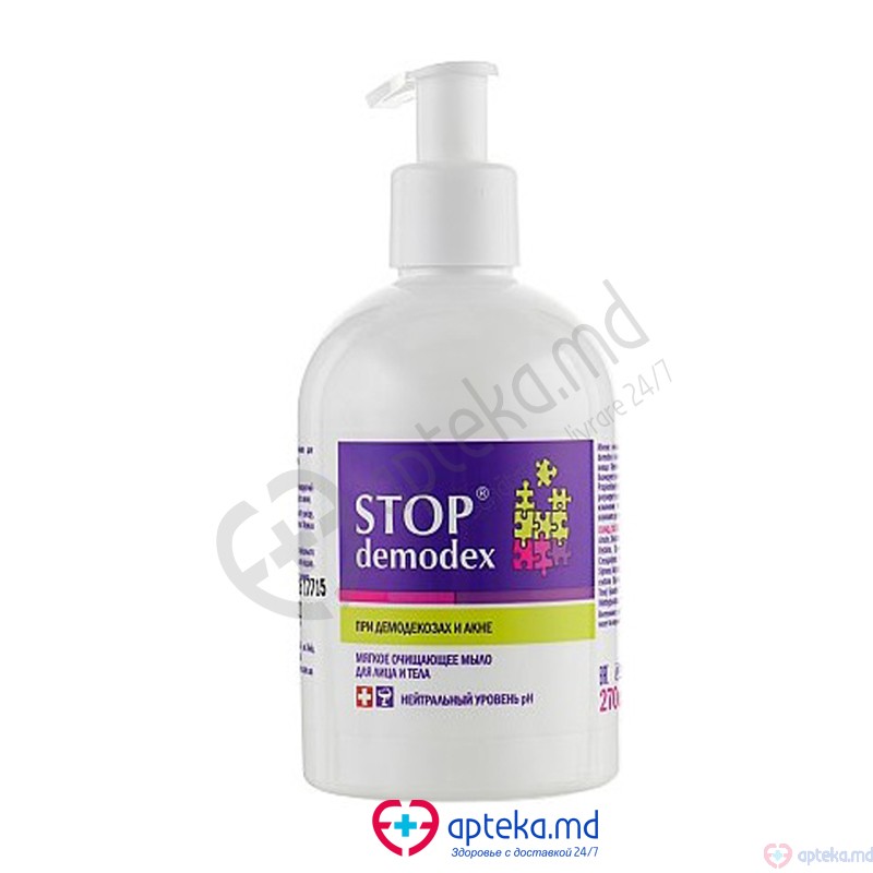 Stop Demodex sapun lichid p/u fata si corp 270ml