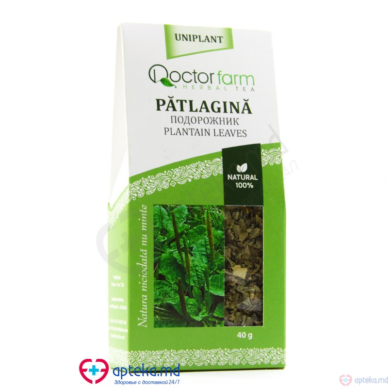 Patlagina frunze 40g N1 (Doctor-Farm)