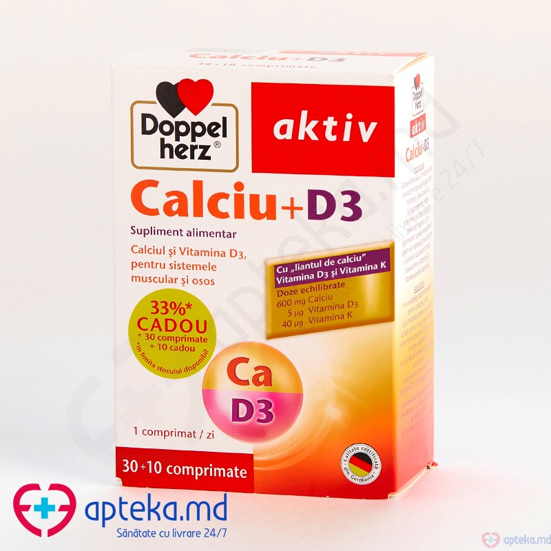 Doppelherz Calciu+D3 comp. N30+10