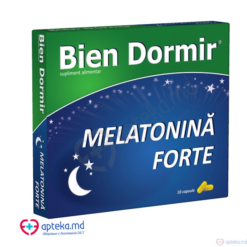 Bien Dormir Melatonina Forte caps. N10