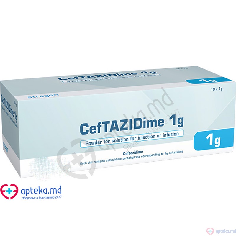 Ceftazidim 1,0 g pulb./sol. inj. 1 g N10