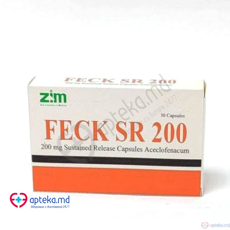 Feck SR 200 caps. elib. prel. 200 mg N10x3