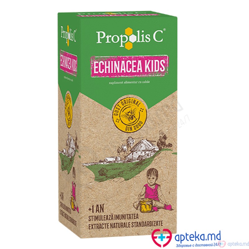 Propolis C Echinacea Kids 1 an+ sirop 150ml