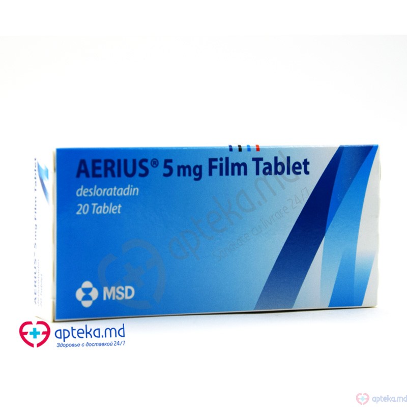 Aerius comp. film. 5 mg N20