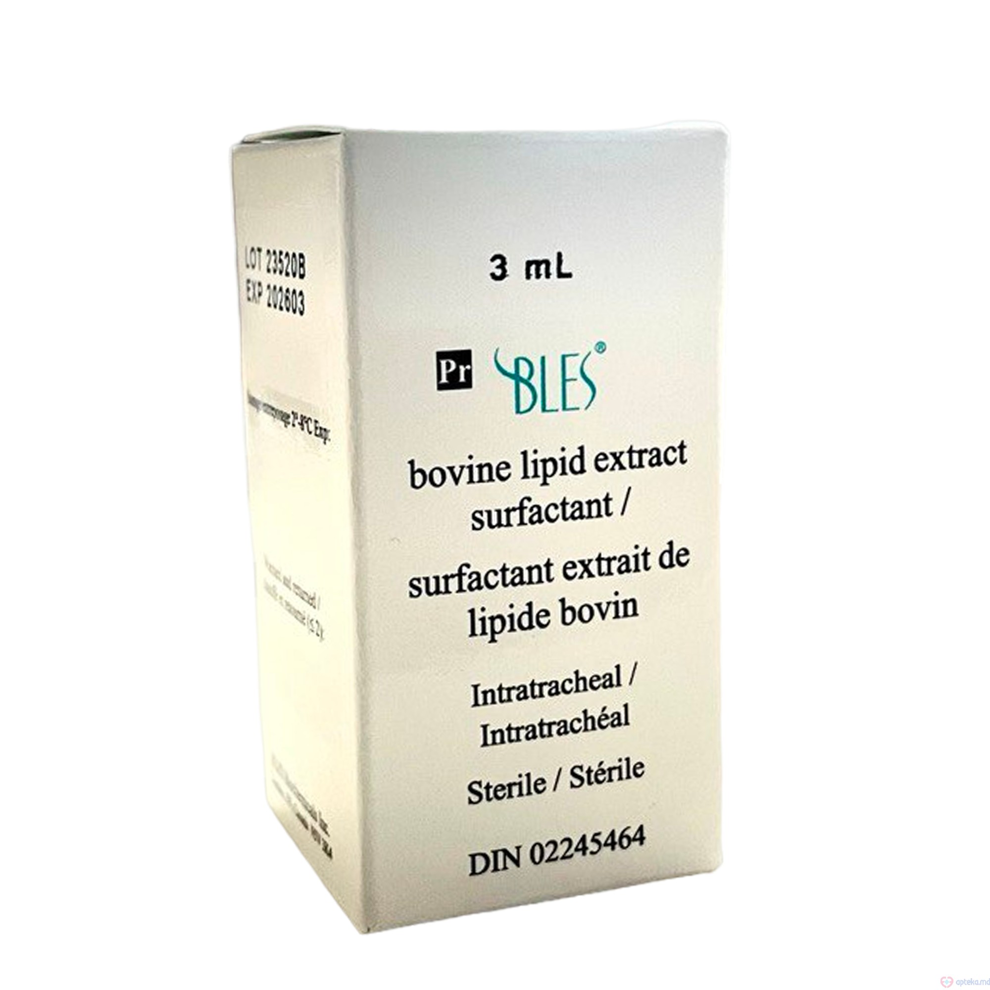 Bles susp./instilatie endotraheopulmonara 27 mg/ml 3 ml N1