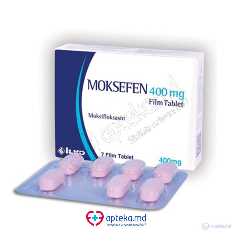 Moksefen 400 mg comp. film. 400 mg N7