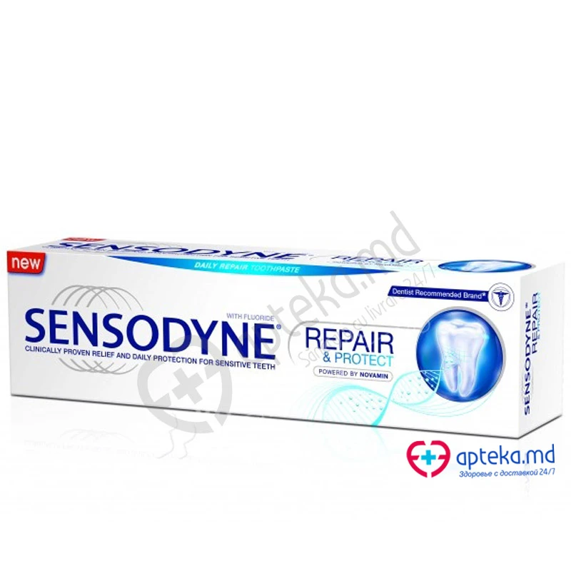 Зубная паста Sensodyne Repair and Protect Deep Repair, 75 мл Зубная паста Sensodyne Repair and Protect Deep Repair, 75 мл