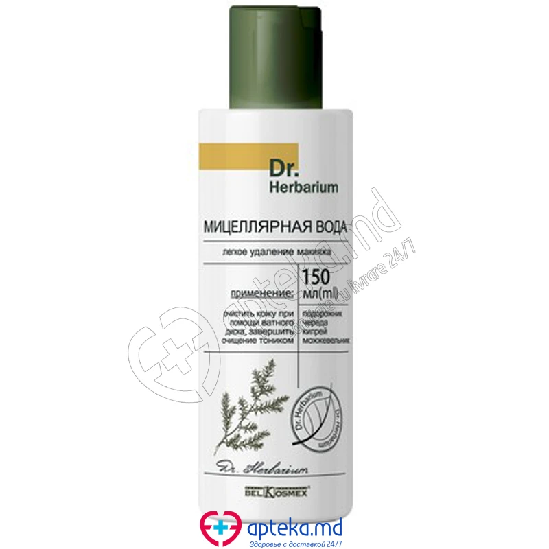 *02-21 Apa micelara entru indepartarea usoara a machiajului Dr. Herbarium 150ml