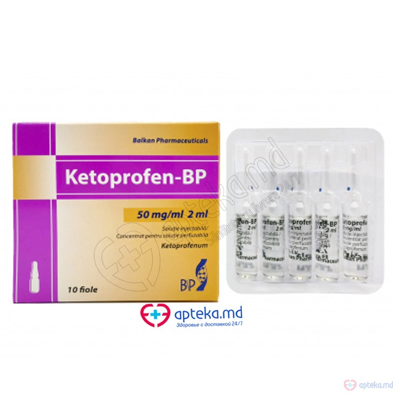 Ketoprofen-BP sol. inj. / conc./sol. perf. 50 mg/ml 2 ml N5x2