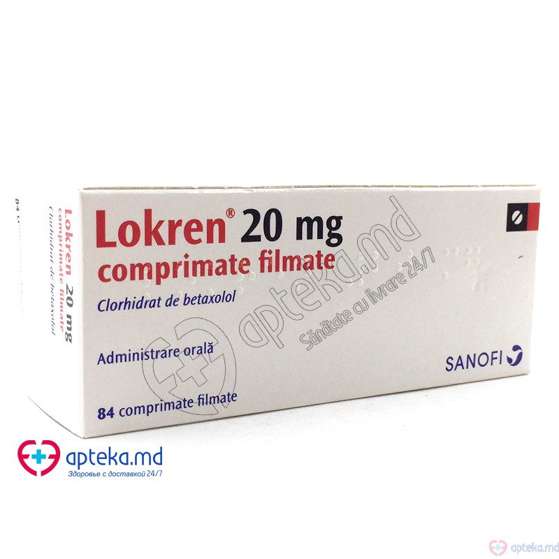 Lokren 20 mg comp. film. 20 mg N14x6