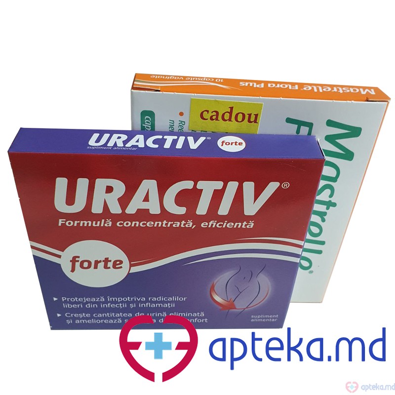 Uractiv Forte caps. N10 + Mastrelle Flora Plus caps. vaginale N10