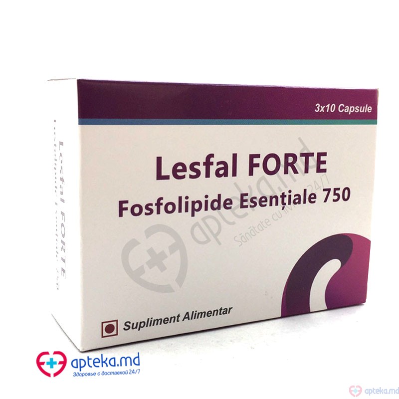 Lesfal Forte 750 caps. N10x3