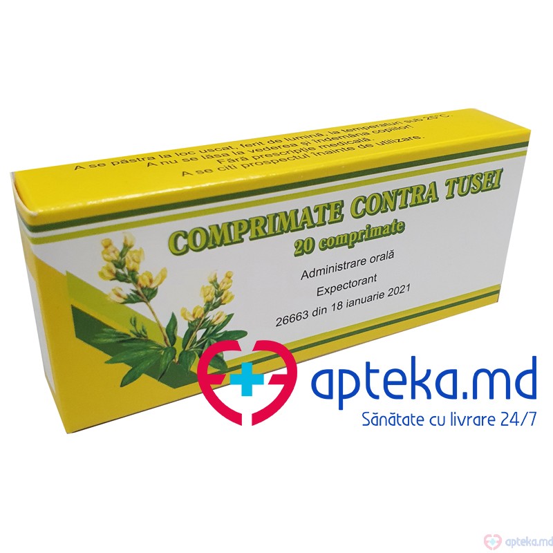 Comprimate contra tusei comp. 0,0067 g + 0,25 g N10x2