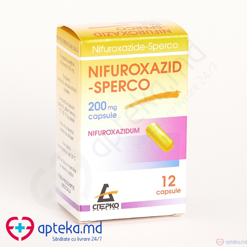 Nifuroxazid-Sperco capsule 200 mg N12