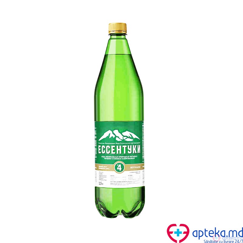 Apa minerala Ессентуки N4 carbogazificata 1.5l