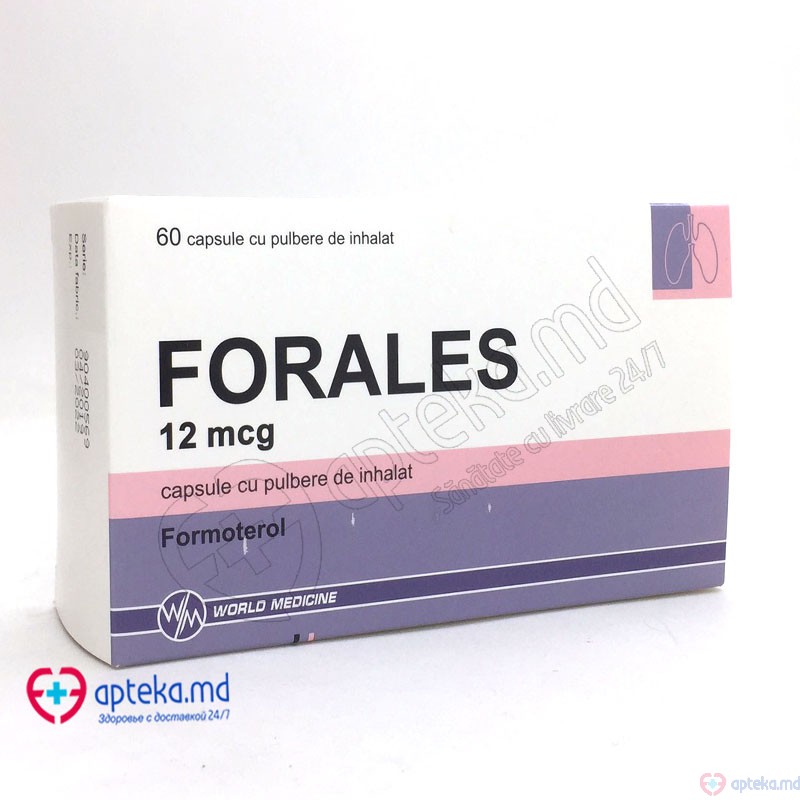 Forales capsule cu pulbere de inhalat 12 mcg N10x6